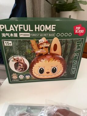 PLAYFUL HOME Forest Secret Base LABUBU Kids Building Set -